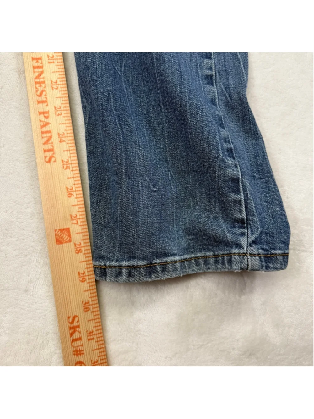 Men's Levi's 514 31x30 Blue Straight Jeans Light Wash